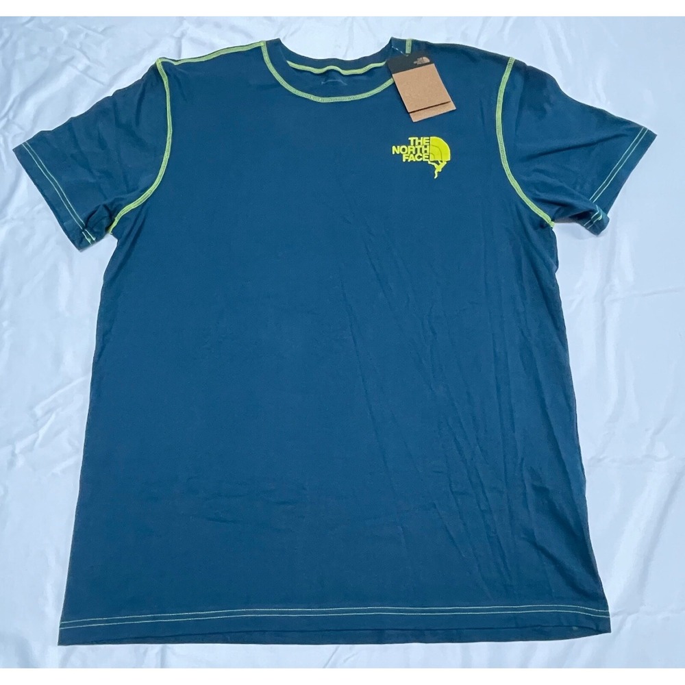THE NORTH FACE Men's Short Sleeve Dome Climb Tee, Monterey Blue, X-Large